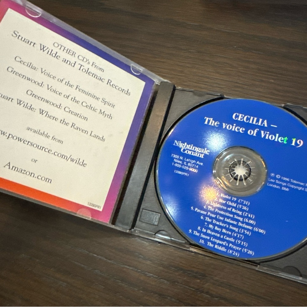 The Voice Of Violet 19 by Cecilia (CD) Tested, Working - Picture 3 of 4